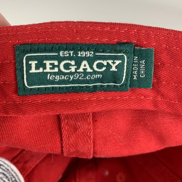 Liberty Flames NCAA Red Legacy Relaxed Fit Strapback Adjustable Hat New - Picture 5 of 5